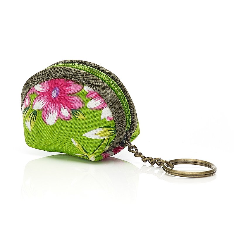 【Mr. Flower】Small lock bag - Keychains - Cotton & Hemp Multicolor
