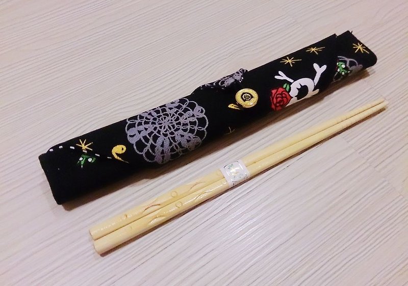 環保餐具收納袋 筷子袋 組合筷袋 單雙筷子袋 AC-105 - 筷子/筷架 - 其他材質 多色