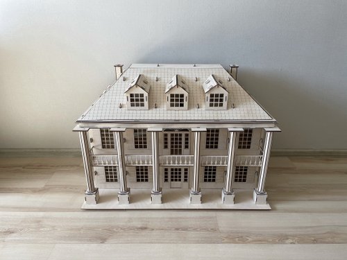 Southern Mansion Mansion House Dollhouse Wooden House 