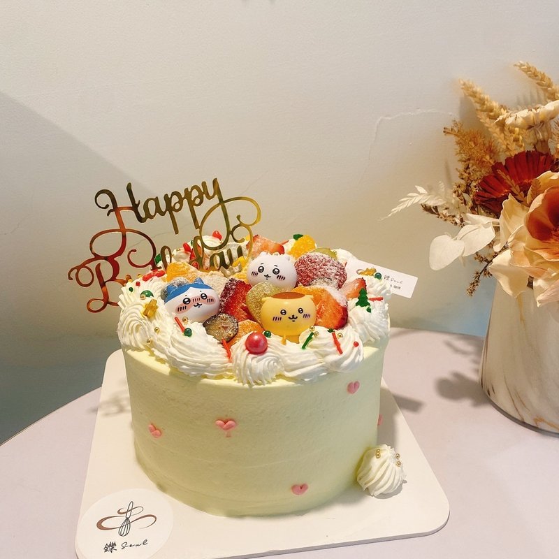 Jiikawa collection of cute cakes, customized cakes, birthday cakes, dolls, desserts 6 inches - Cake & Desserts - Fresh Ingredients 