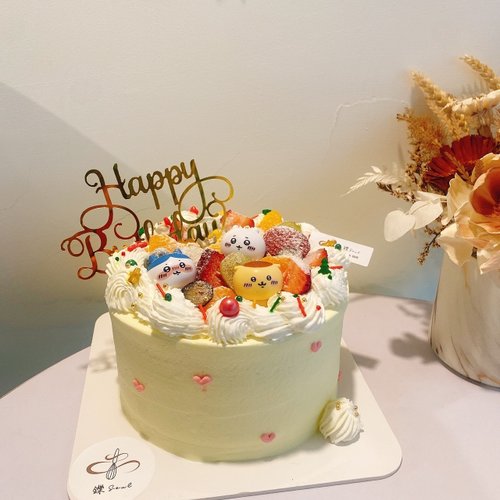 鑠咖啡/甜點專賣店 生日蛋糕 臺北 中山/松山 咖啡課程教學 客製化蛋糕 吉伊卡哇大合集 可愛蛋糕 客製化蛋糕 生日蛋糕 公仔 鑠甜點 6吋