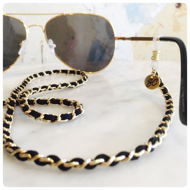Classy C Gold Sunglasses Chain - Sunglasses Chain - อื่นๆ - สแตนเลส 