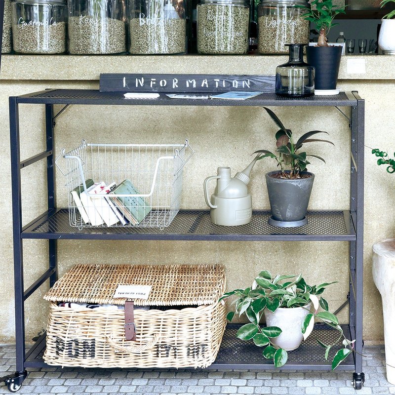 POST GENERAL lightweight iron mesh shelf - เฟอร์นิเจอร์อื่น ๆ - วัสดุอื่นๆ สีเทา