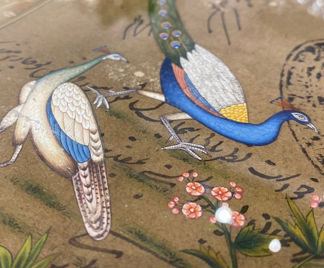 インディアン 鉱石絵画 インディアン 鉱石絵画