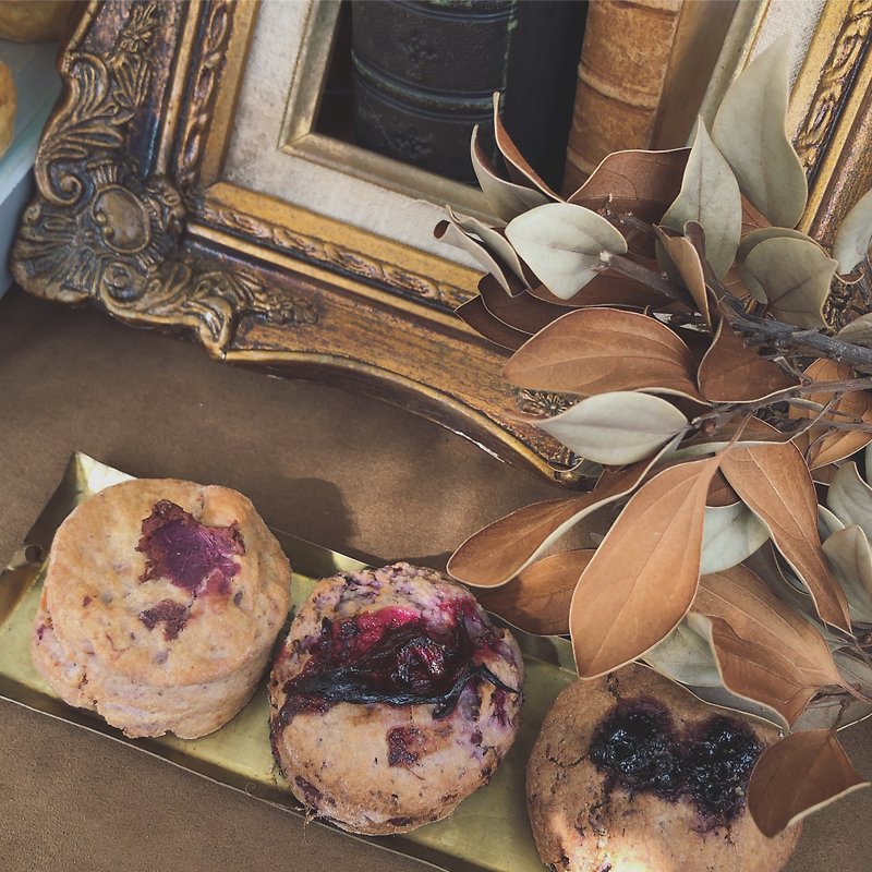 英式鬆餅 司康/scone | 花青素派 紫薯、洛神花、藍莓2.0 - 蛋糕/甜點 - 新鮮食材 