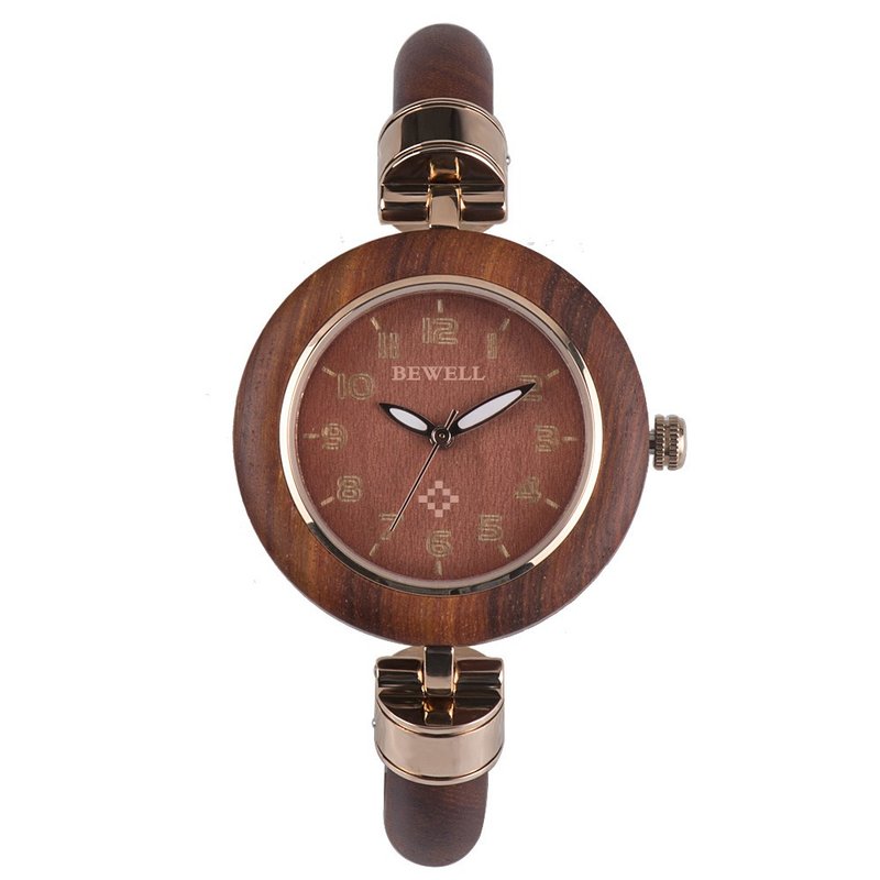 Wooden watch ladies quartz watch altar wood - Women's Watches - Wood 