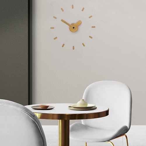 ontime On-Time Wall Clock Peel and Stick V1M gold 48-60 Cm.
