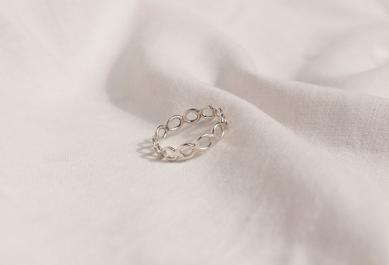 Kawagoe [Silver 925] ring ring sterling silver ring handmade custom - แหวนทั่วไป - เงินแท้ สีเงิน