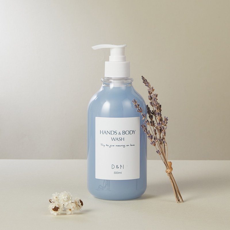 D&M Fragrance Moisturizing Shower and Hand Wash_Lavender and Chamomile 500ml - ครีมอาบน้ำ - วัสดุอื่นๆ 