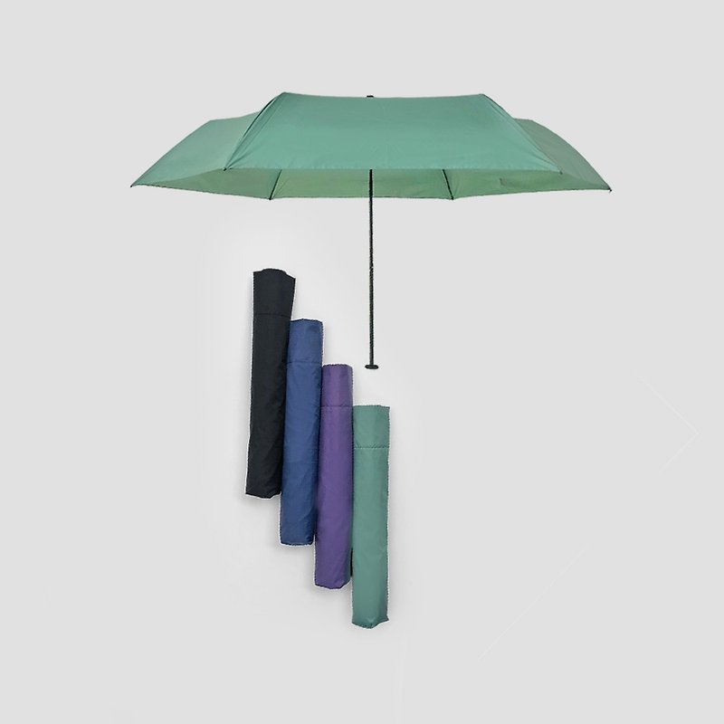 BGG Air 2 Plus UV Cut 100% 24inch Ø3cm Skinny Folding Umbrella - Umbrellas & Rain Gear - Carbon Fiber Green
