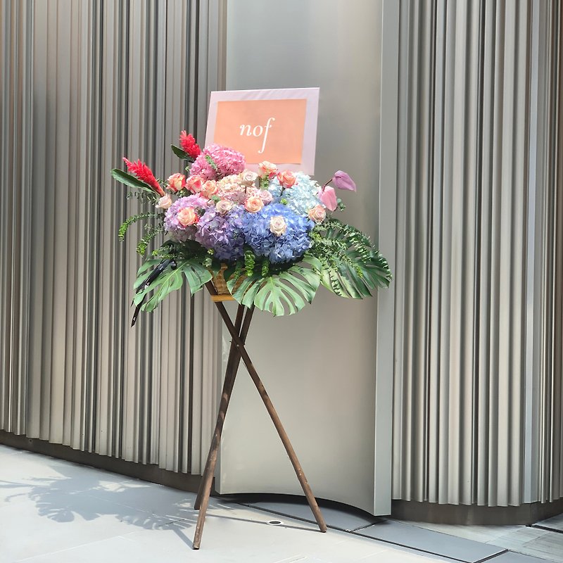 Grad Opening・Hydrangea・Fa Basket - Plants & Floral Arrangement - Plants & Flowers Pink