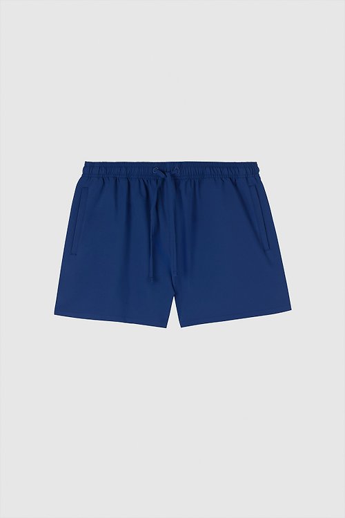 Elastic Waist Sports Shorts (Dark Blue) - Shop FYNE - Everyday is FYNE ...
