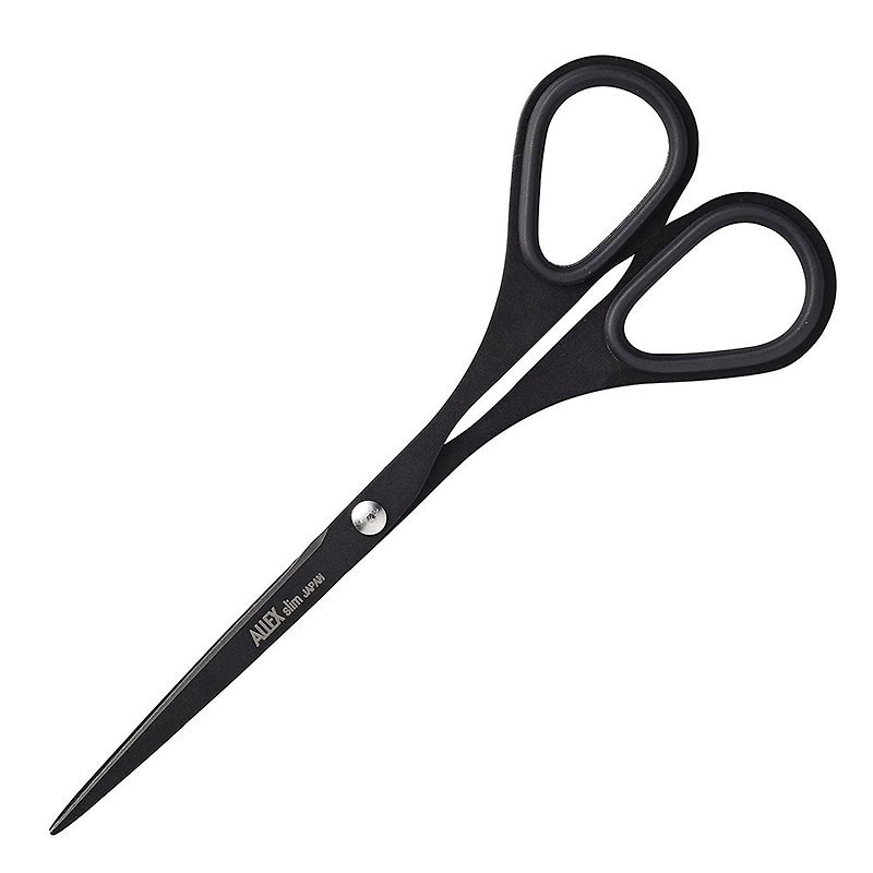 Forest blade Slim extremely thin blade scissors (large) 140- non-stick black - Scissors & Letter Openers - Stainless Steel Black