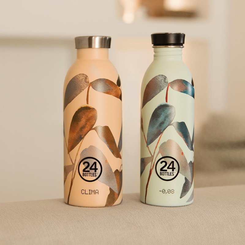 イタリア 24ボトル 【CLIMA 保温保冷シリーズ】 ピンクジャスミンステンレスボトル - 保温・保冷ボトル - ステンレススチール ピンク