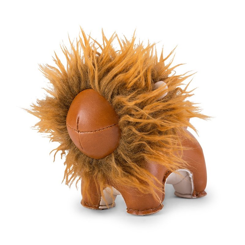 【紙鎮】獅子 Lion Lino 皮革動物擺飾 | 入厝禮物 - 擺飾/家飾品 - 人造皮革 多色