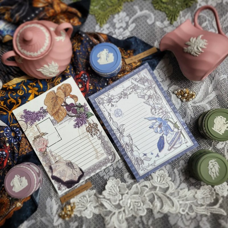 Over the Cloud 布魯克斯插畫記事本系列 - memo/便利貼 - 紙 藍色