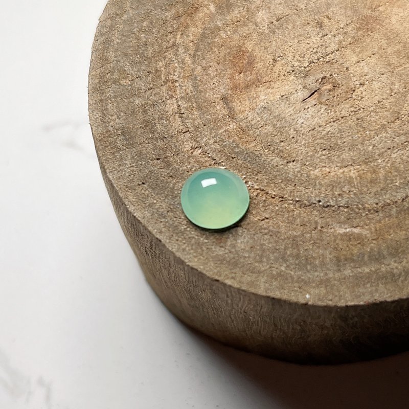 冰綠蛋面 | 戒面 | 裸石 | 天然A貨翡翠 - 金工/飾品 - 玉石 綠色