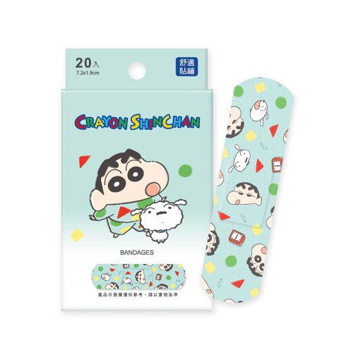 ONEDER旺達棉品 【ONEDER】蠟筆小新 舒適貼繃 臺製OK繃
