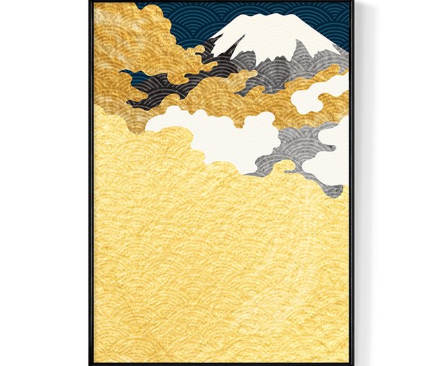 地図コラージュ アートフレーム 約70cm x 100cm