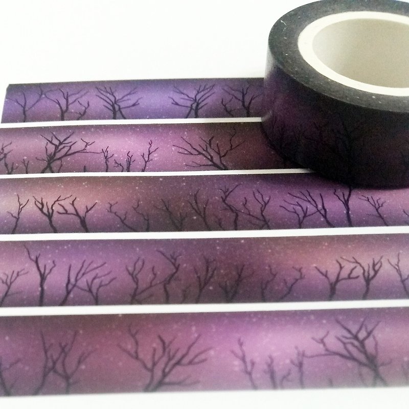 Sample Washi Tape Treetops Sky - มาสกิ้งเทป - กระดาษ 