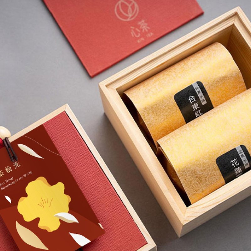 新年禮盒 | 花蓮蜜香紅+台東紅烏龍,來自後山的迷人蜜香 | 茶葉 - 茶葉/茶包 - 新鮮食材 紅色