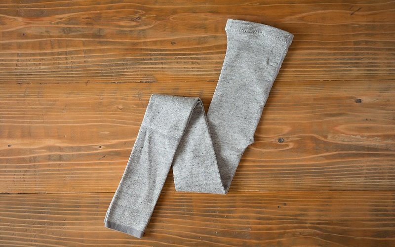 Linen knit leggings (gray) one size fits all - อื่นๆ - ผ้าฝ้าย/ผ้าลินิน สีเทา