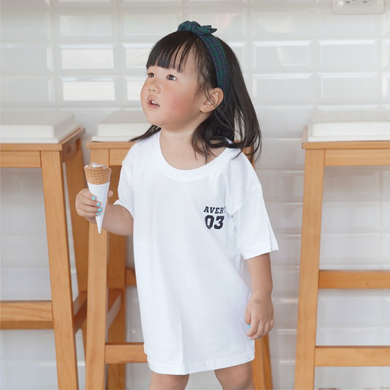 Jersey style - children's tops - เสื้อยืด - ผ้าฝ้าย/ผ้าลินิน ขาว