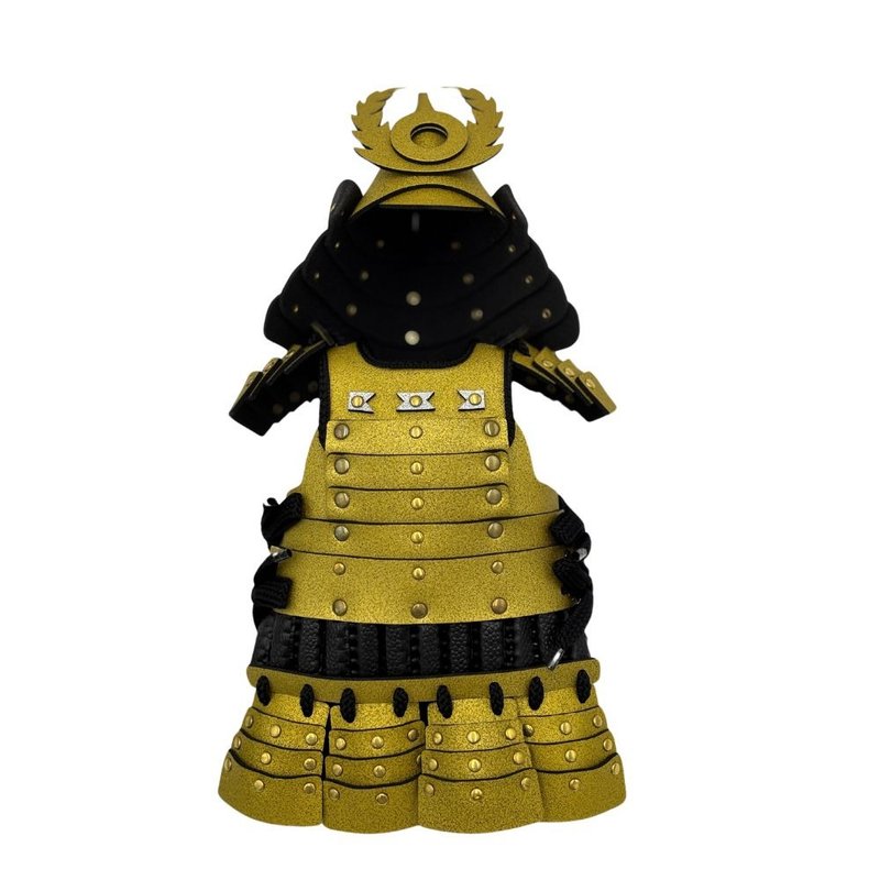 Wine bottle decoration Ieyasu armor ボトルカバー gold - ของวางตกแต่ง - วัสดุอื่นๆ ขาว