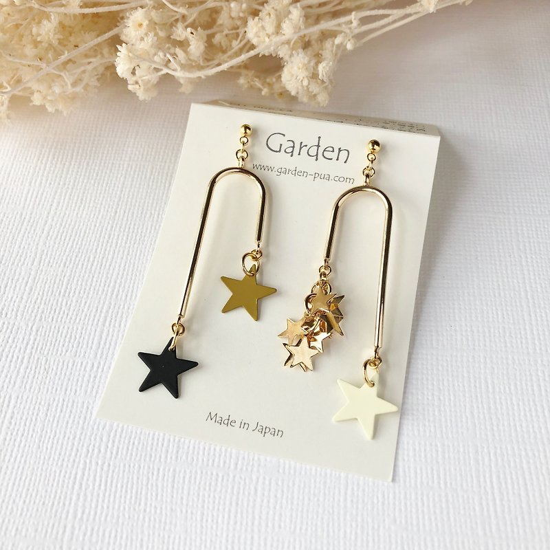 stardust earrings gold - Earrings & Clip-ons - Other Metals Gold