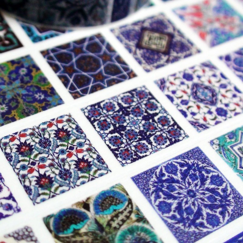 Sample Washi Tape Turkish Tile - มาสกิ้งเทป - กระดาษ 
