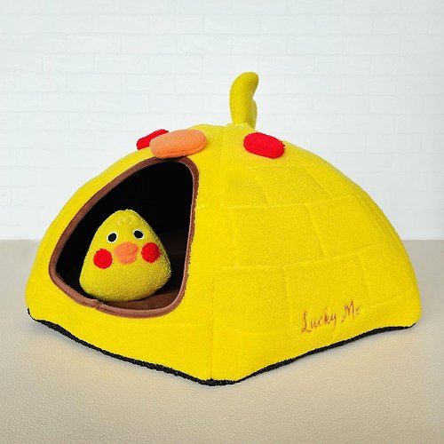 Lucky Me 寵物設計 動物冰屋玩具組- 太陽玄鳳 9種 貓窩 寵物床