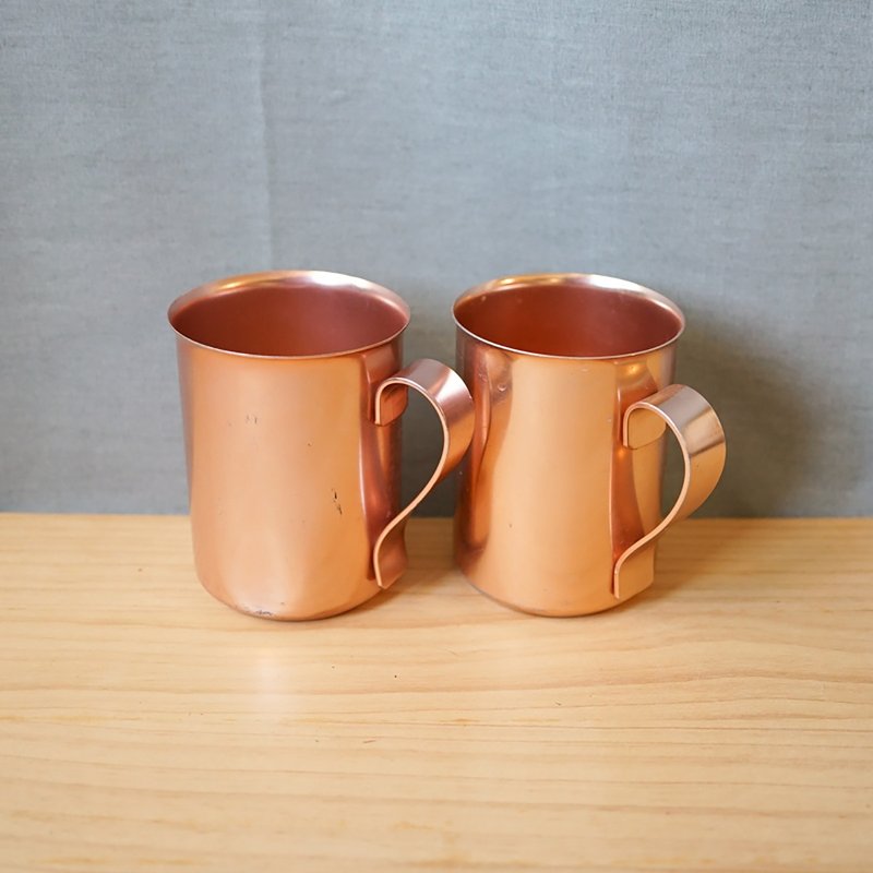 【北極二手雜貨】美國 BASCAL鋁杯 Bascal Aluminum Copper Mug - 杯子 - 其他金屬 金色