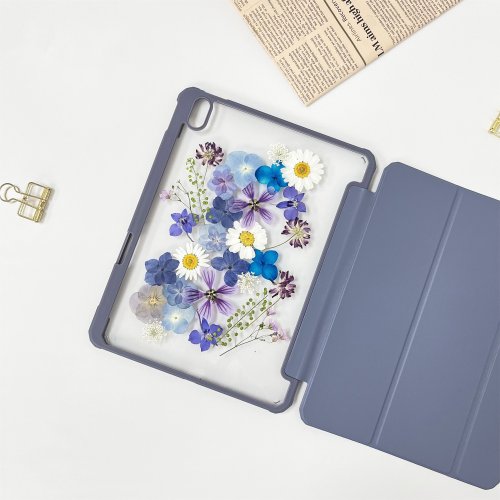 FeimeiPresents 溫馨花園手工押花iPad外殼 iPad Air 11寸 13寸 iPad Pro 11寸13