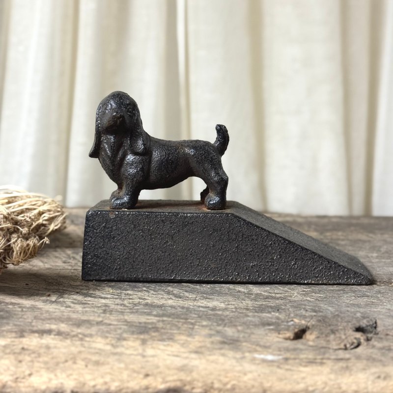 50716-French cast iron snail-shaped door stop - ของวางตกแต่ง - โลหะ 