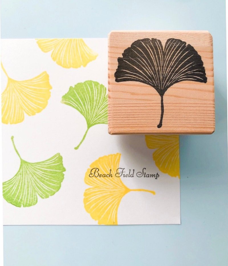 Ginkgo stamp - ตราปั๊ม/สแตมป์/หมึก - วัสดุอื่นๆ 