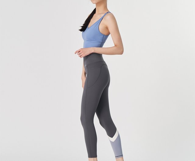 GLADE.】Naked aloe full-length women's yoga pants (space gray