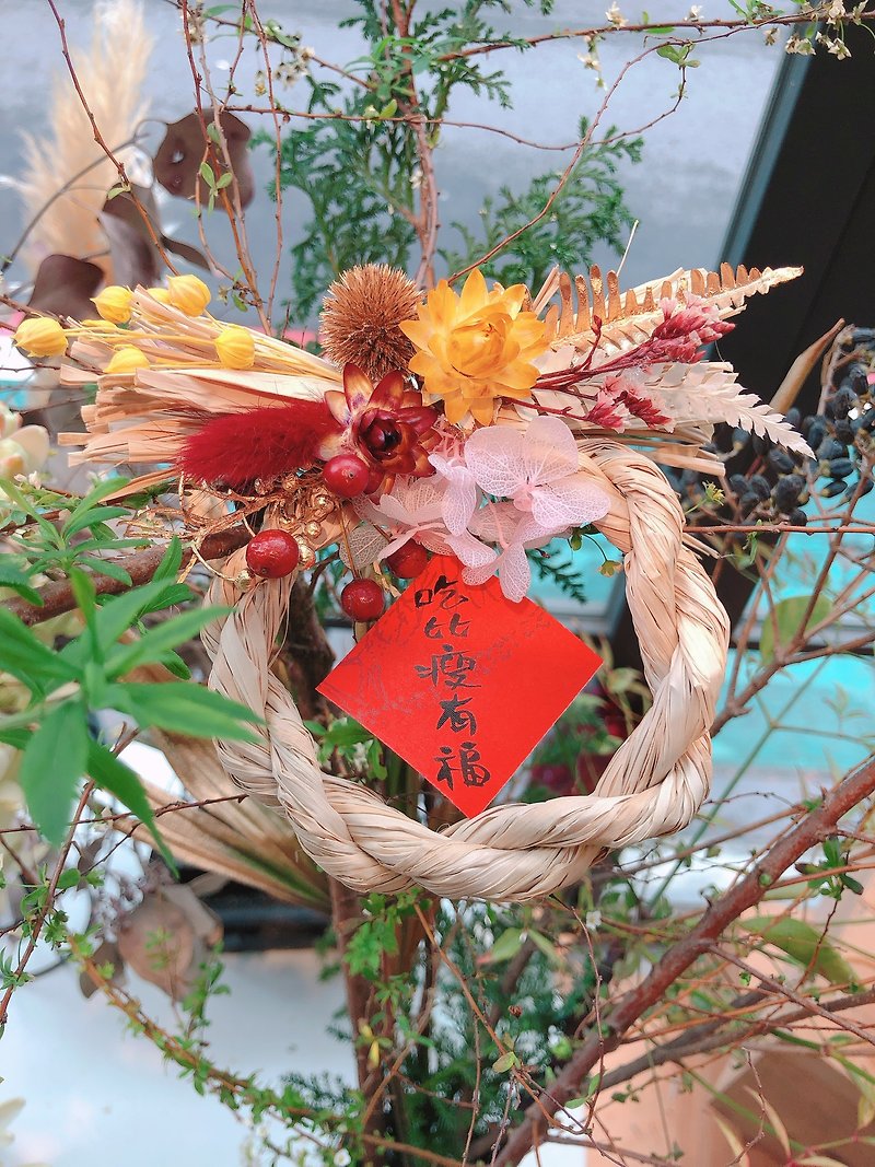 日式祈福注連繩 - 乾燥花/永生花 - 植物．花 