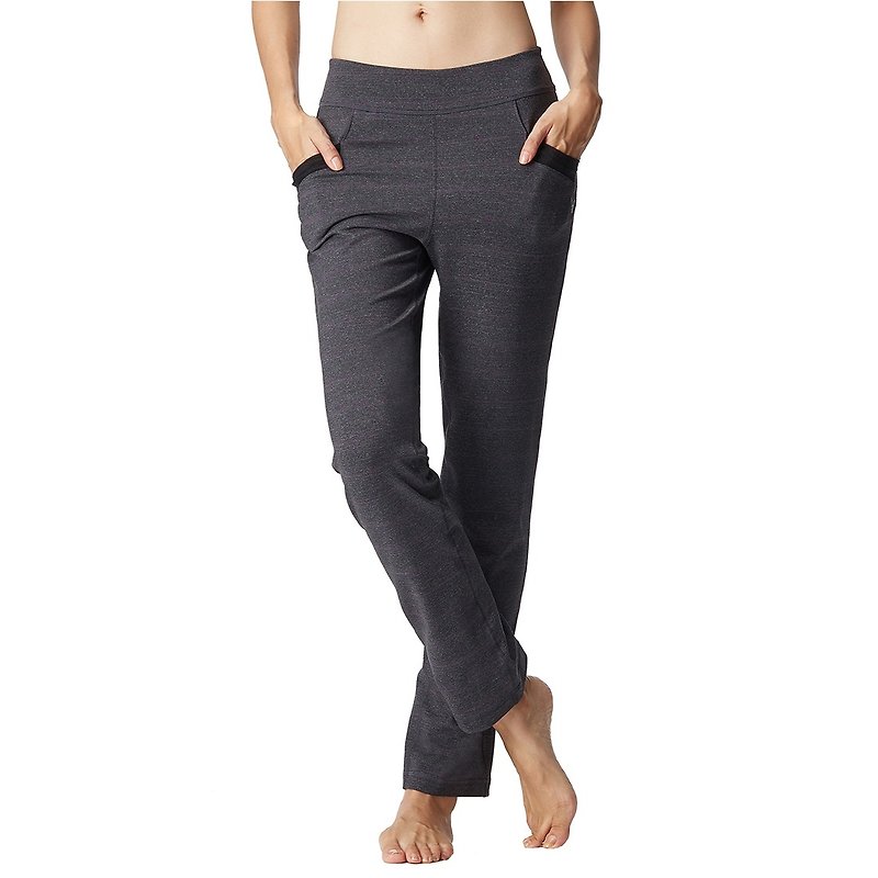 [MACACA] beauty shape thin belly pocket life trousers - ATG7682 hemp gray - ชุดโยคะ - ไนลอน สีเทา