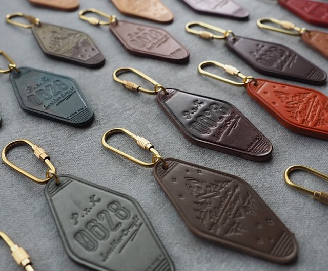 Western Retro Genuine Leather Key Chain Pine Stone Cowhide Pendant Car Key Chain Backpack Pendant The Same for Men and Women,Bag Accessories,Temu