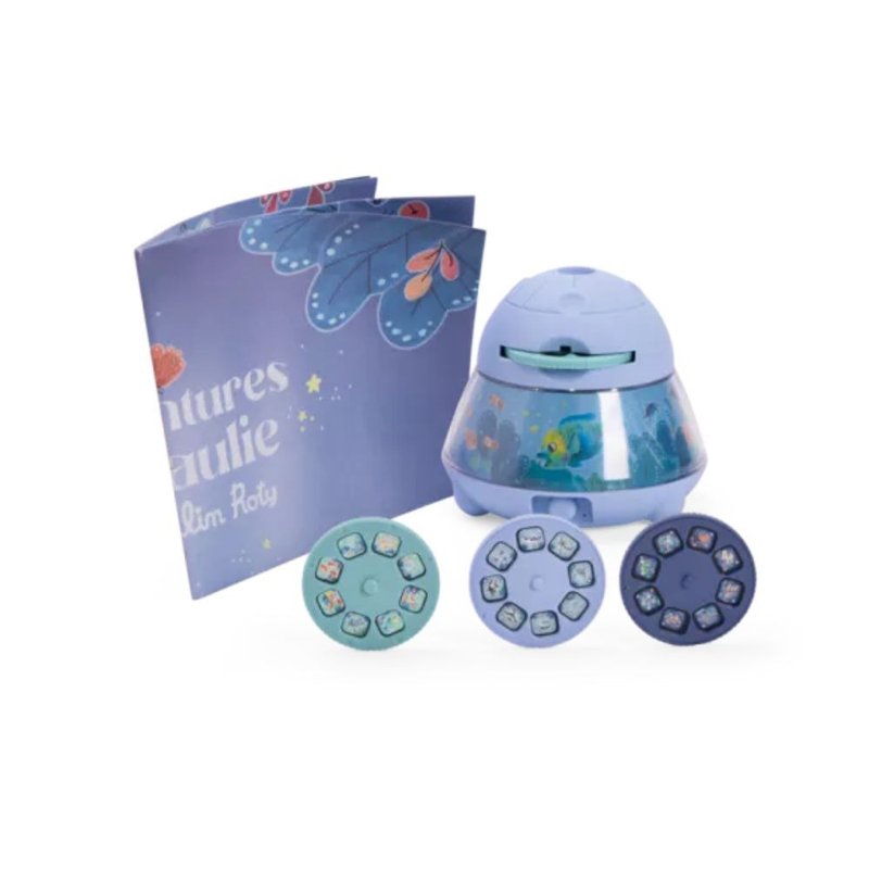 法國 Moulin Roty 波利歷險記故事投影小夜燈 - 寶寶/兒童玩具/玩偶 - 塑膠 多色