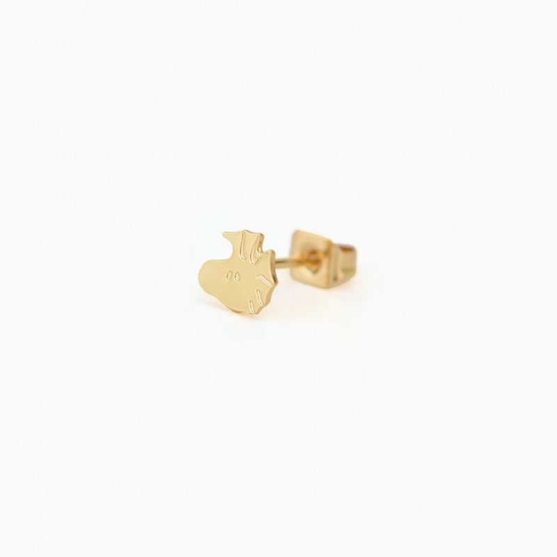 Woodstock Earring x Peanuts - ต่างหู - โลหะ สีทอง