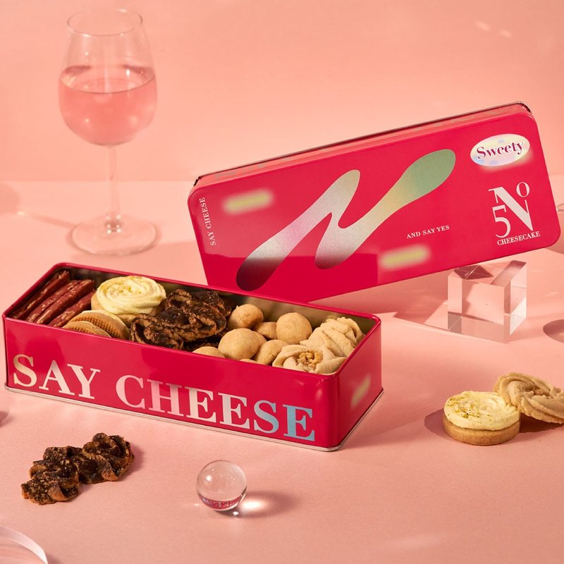 [New Year Gift Box Pre-Order] No. 5 Cheese-Sweety Dessert Cookies Gift Box - คุกกี้ - อาหารสด 