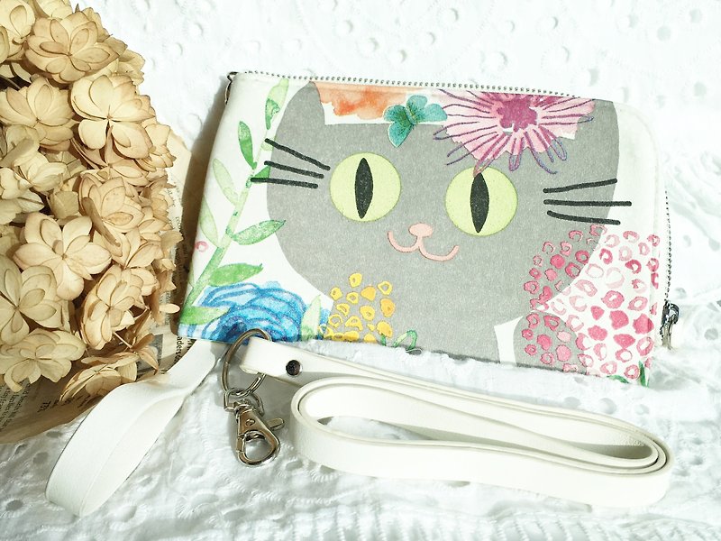 Christmas Gifts cat lightweight hand phone package / portable package - อื่นๆ - หนังแท้ 