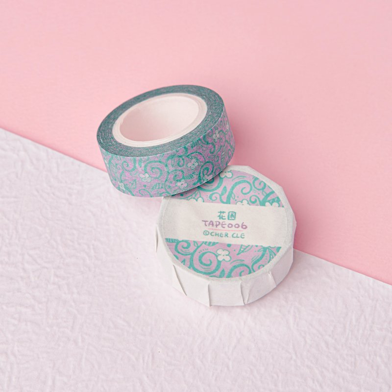 CHERCLE | 紙テープ | 和紙 | フラワーガーデン | 香港デザイン - マスキングテープ - 紙 
