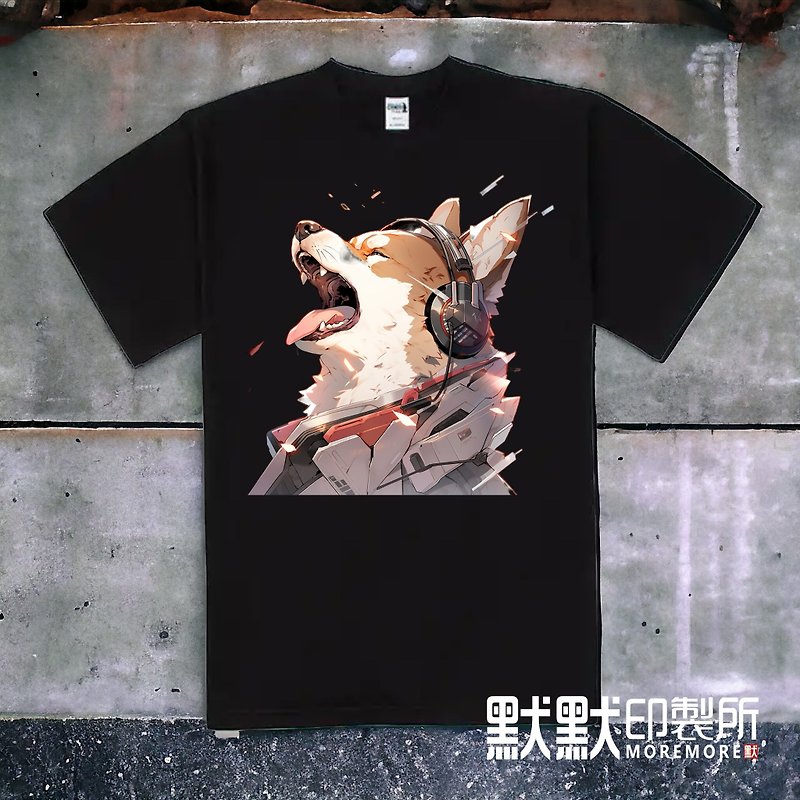 [Silent Design Cultural and Creative Brand] [Heavy Drop Shoulder Combed Cotton T-Shirt] Unique Design | T-shirt | Text - เสื้อยืดผู้ชาย - ผ้าฝ้าย/ผ้าลินิน 