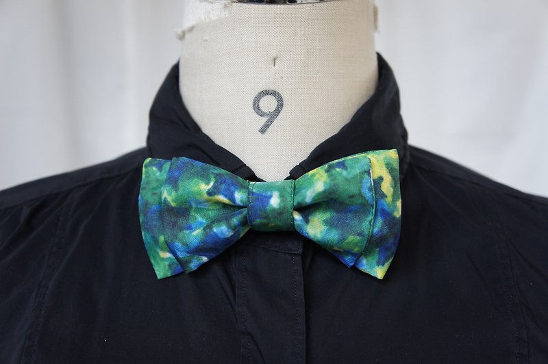 Bow tie / Star camouflage bow tie star camouflage - Ties & Tie Clips - Polyester Green