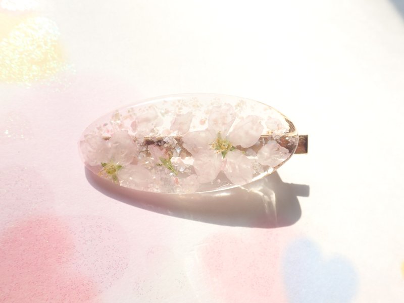 Sakura Fubuki Keio Sakura Hair Clip - เครื่องประดับผม - พืช/ดอกไม้ สึชมพู