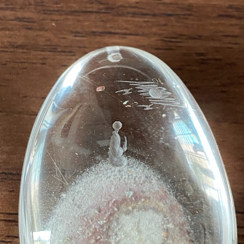 Crystal Corner 隅石丨悟道 • 修禪天然幽靈水晶雕刻吊墜丨礦石 - 吊飾/掛飾 - 水晶 白色