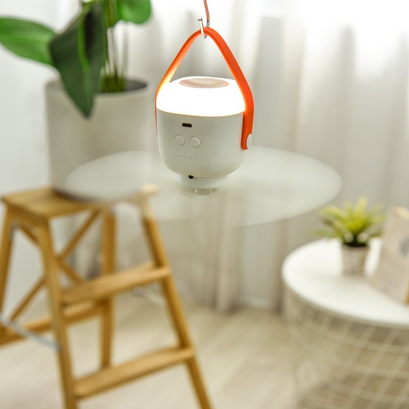 Muji multifunctional camping ceiling fan light (new version) - ชุดเดินป่า - พลาสติก ขาว