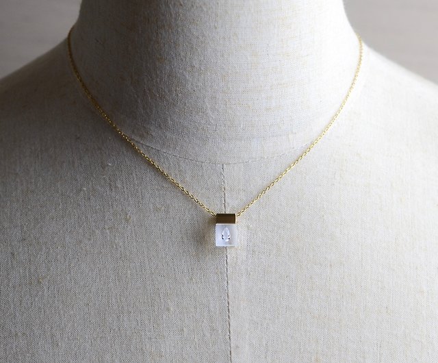 After the Rain Necklace Cubic Zirconia Surgical Stainless